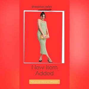 ASOS Design 🌸Knitted🌸 Square Neck Knit Midi Dress - SZ US 4